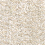 Off-white textured upholstery fabric with boucle-like looped pattern