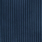 Navy ribbed upholstery fabric close-up