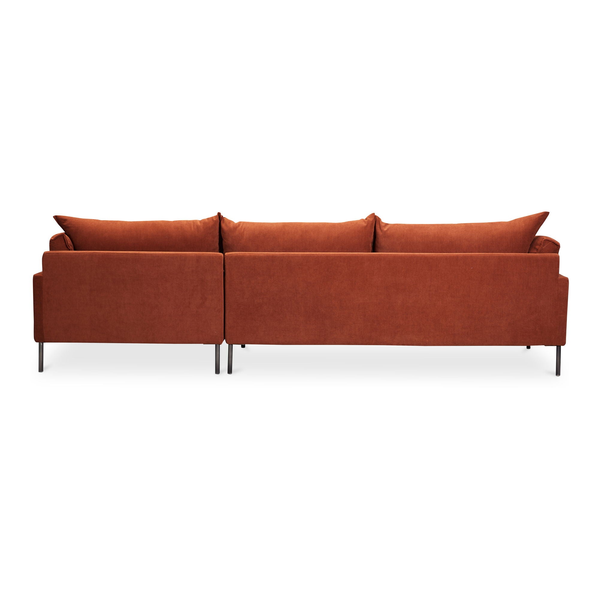 Auburn Red Right Arm Facing Chaise Sectional - Jamara-Stationary Sectionals-American Furniture Outlet