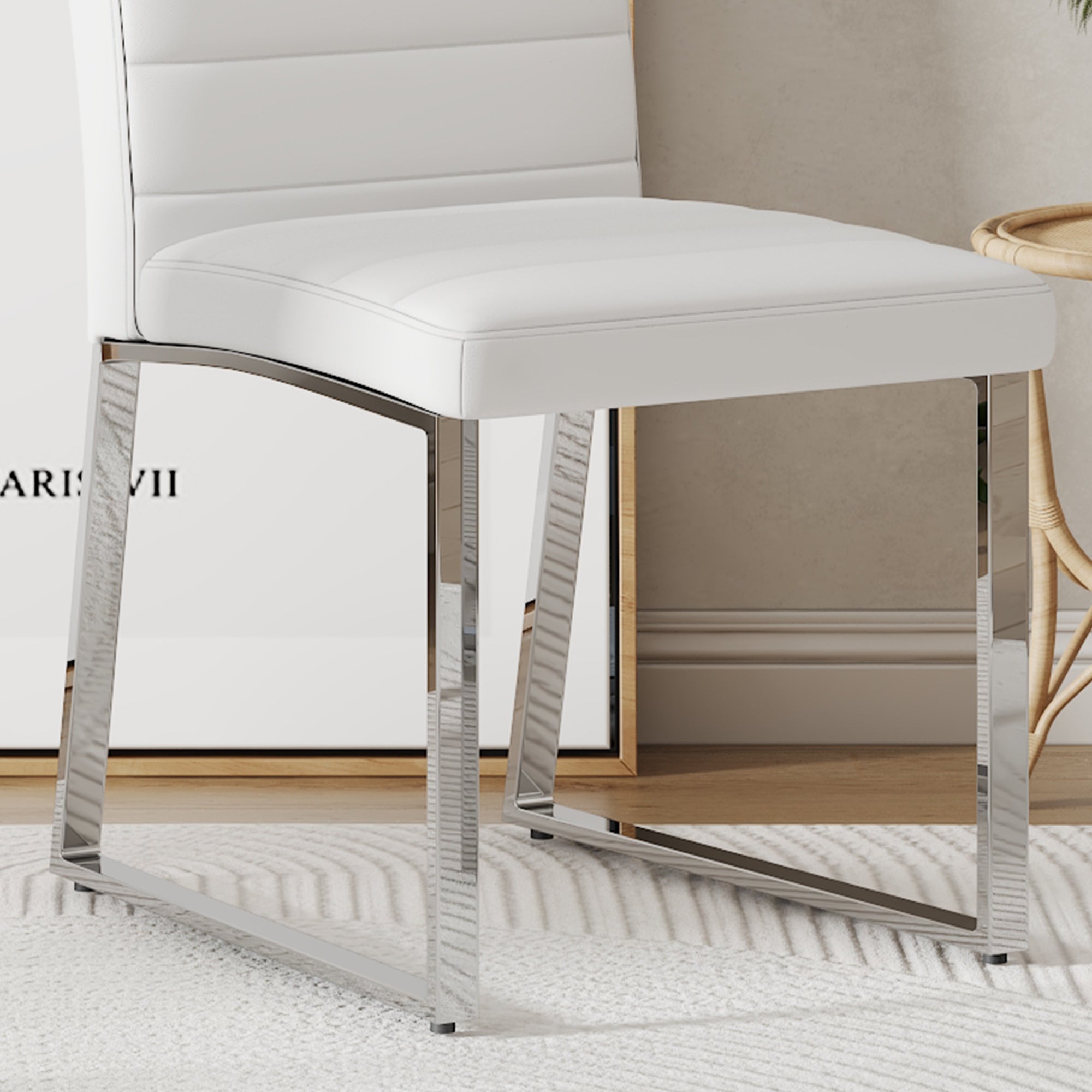 Modern Glass Dining Table Set (6-8 Person)