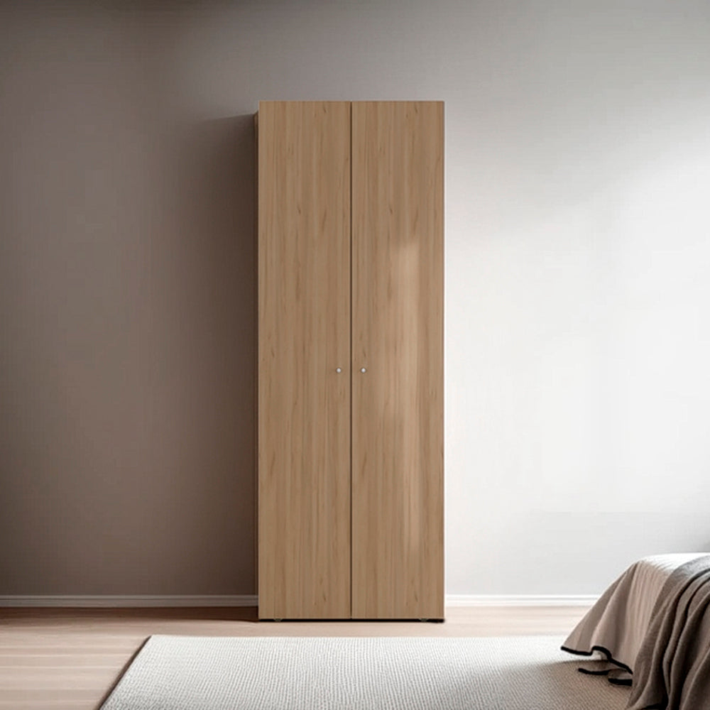 Soham Slim Closet System for Bedroom - Macadamia Finish