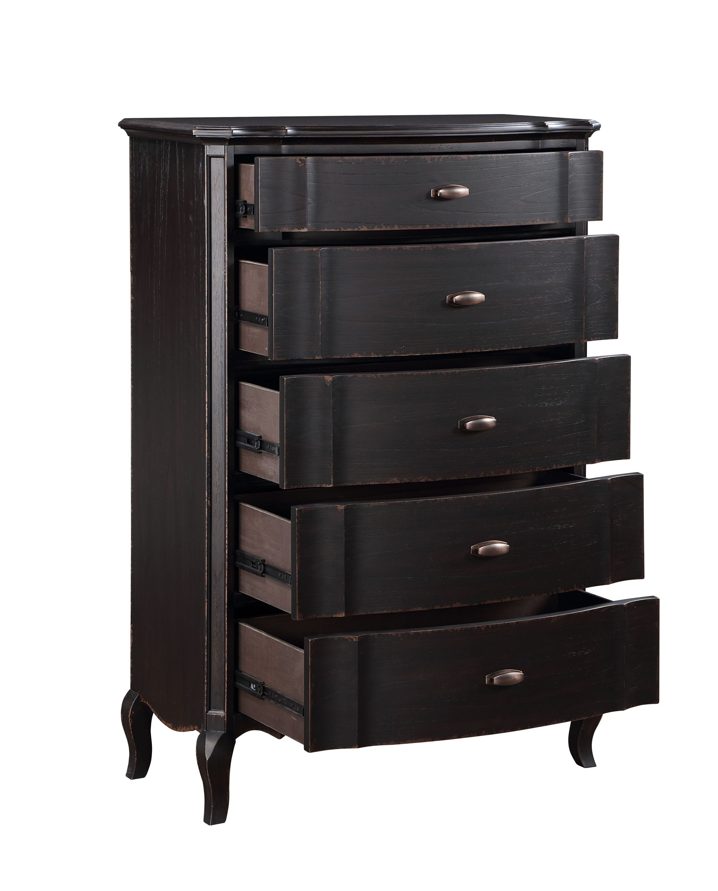 Chelmsford Antique Black Finish Chest: Stylish Storage