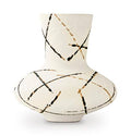 Brockford - Vase - Cream / Black / Brown