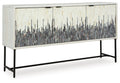 Freyton - Accent Cabinet - White / Gray