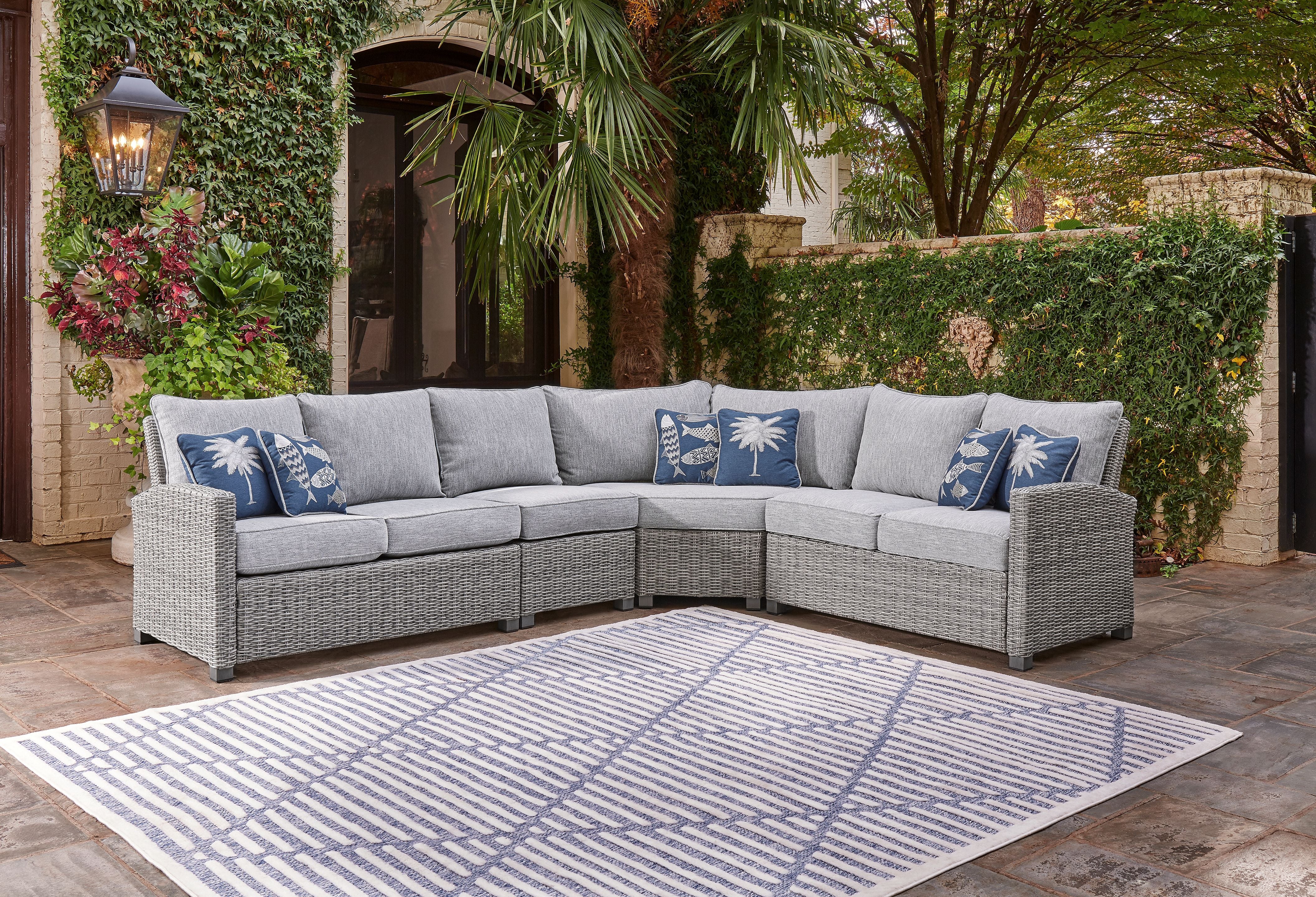 Naples Beach - Sectional Lounge-Stationary Sectionals-American Furniture Outlet