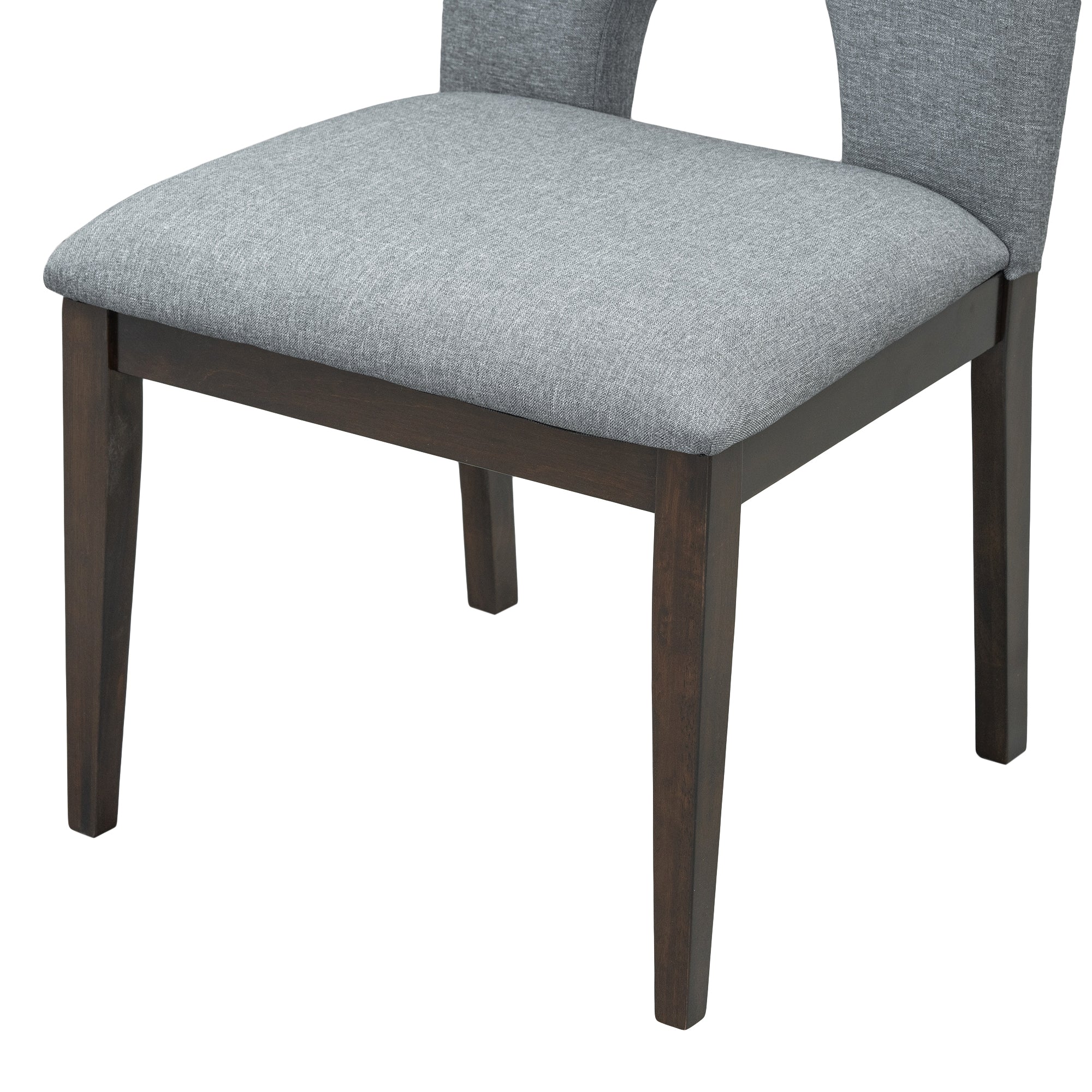 5-Piece Round Extendable Dining Table Set