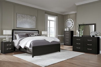 Maeling - Queen Panel Footboard - Black