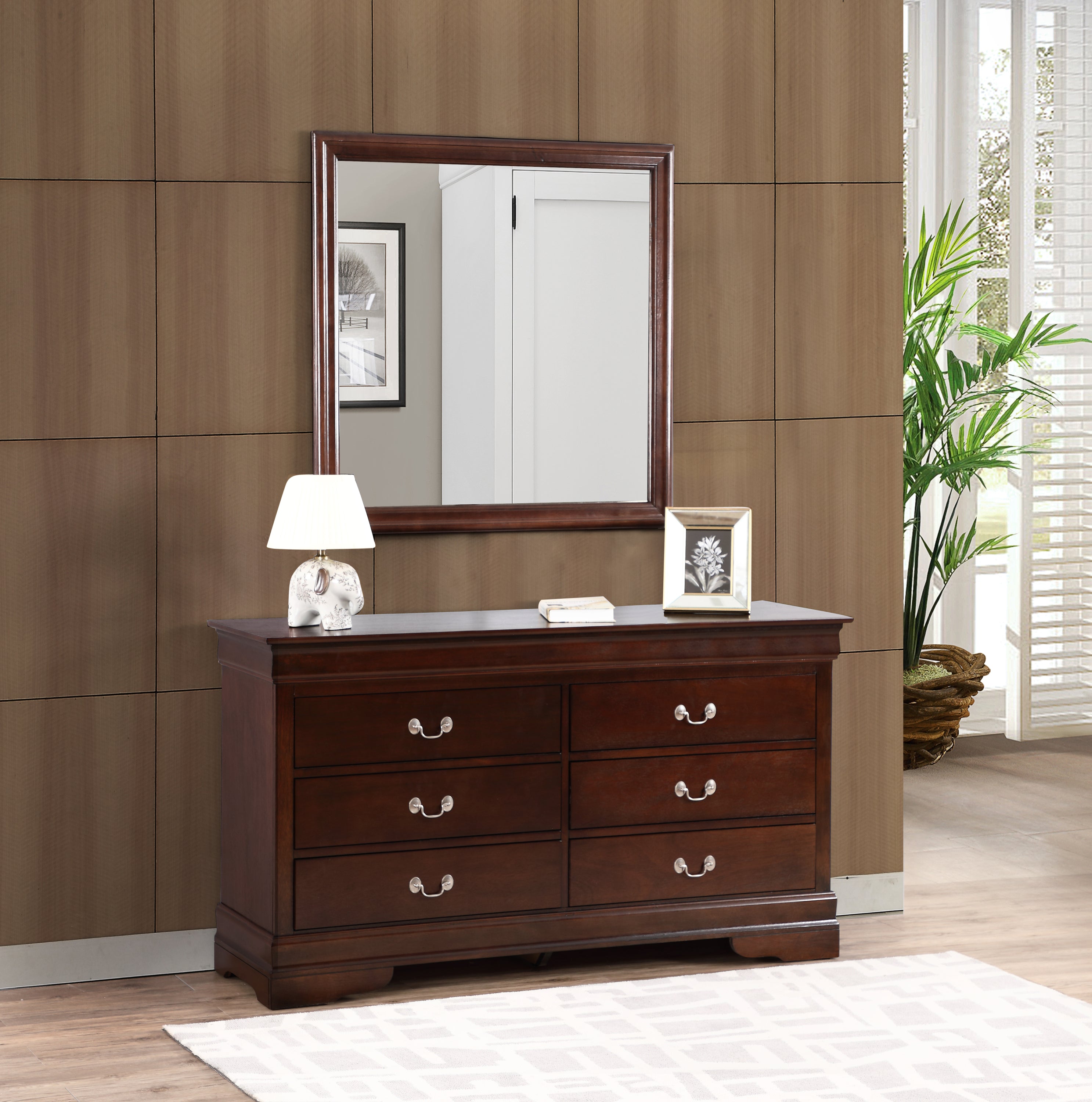 Louis Phillipe G3125-D Cappuccino Dresser - Bedroom Storage
