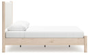 Cadmori - Upholstered Panel Bed