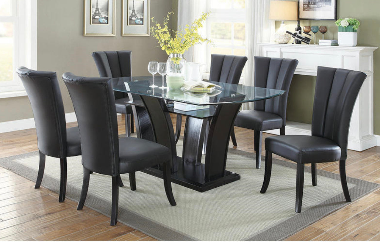 F2153 Dining Table 6 Chairs