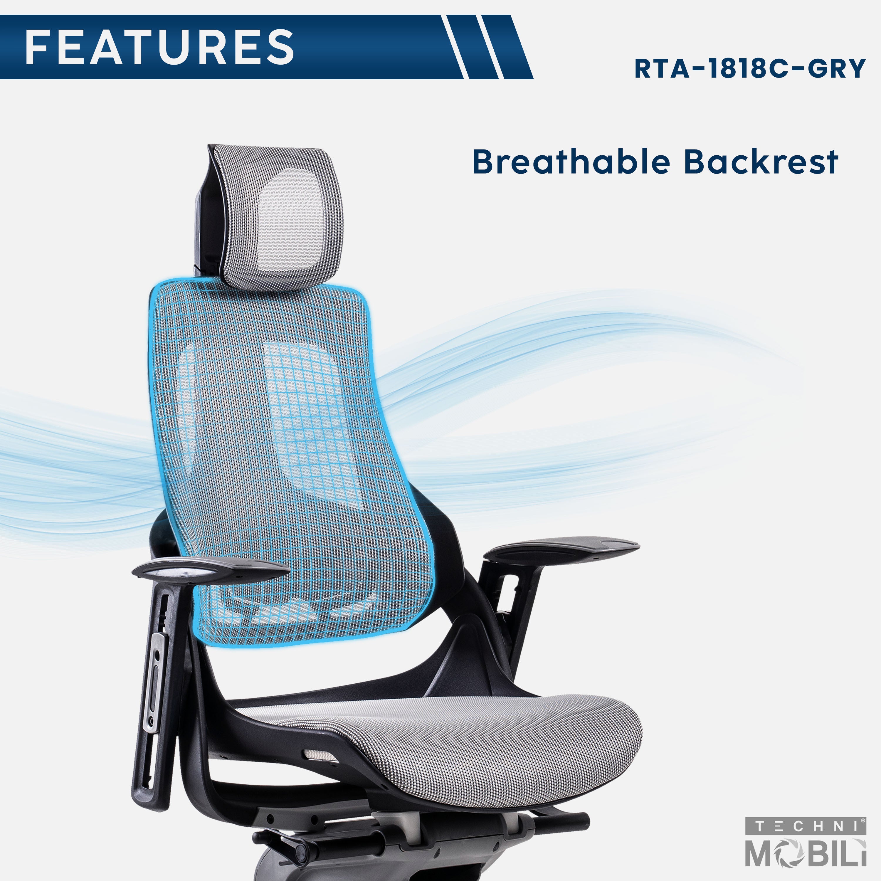 LUX Ergonomic Executive Chair - Grey