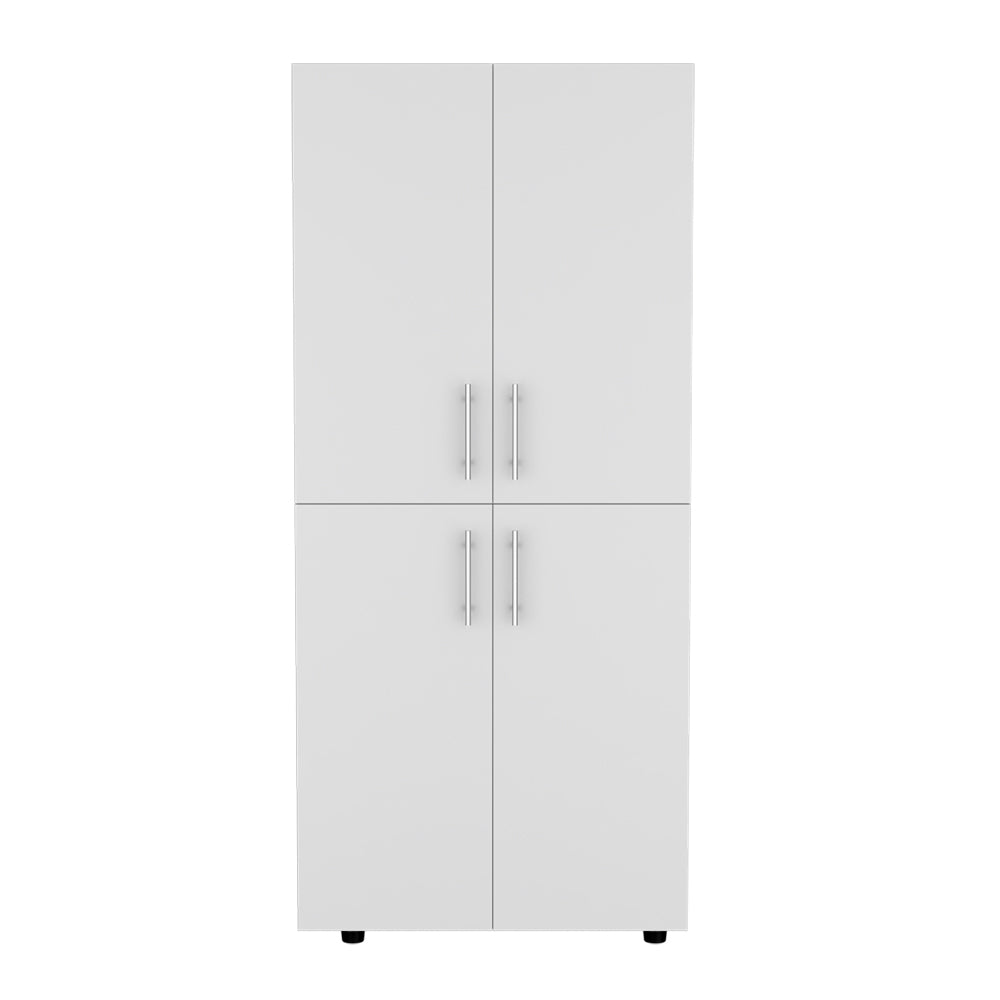 White Moscow Bedroom Armoire - Stylish Storage Solution