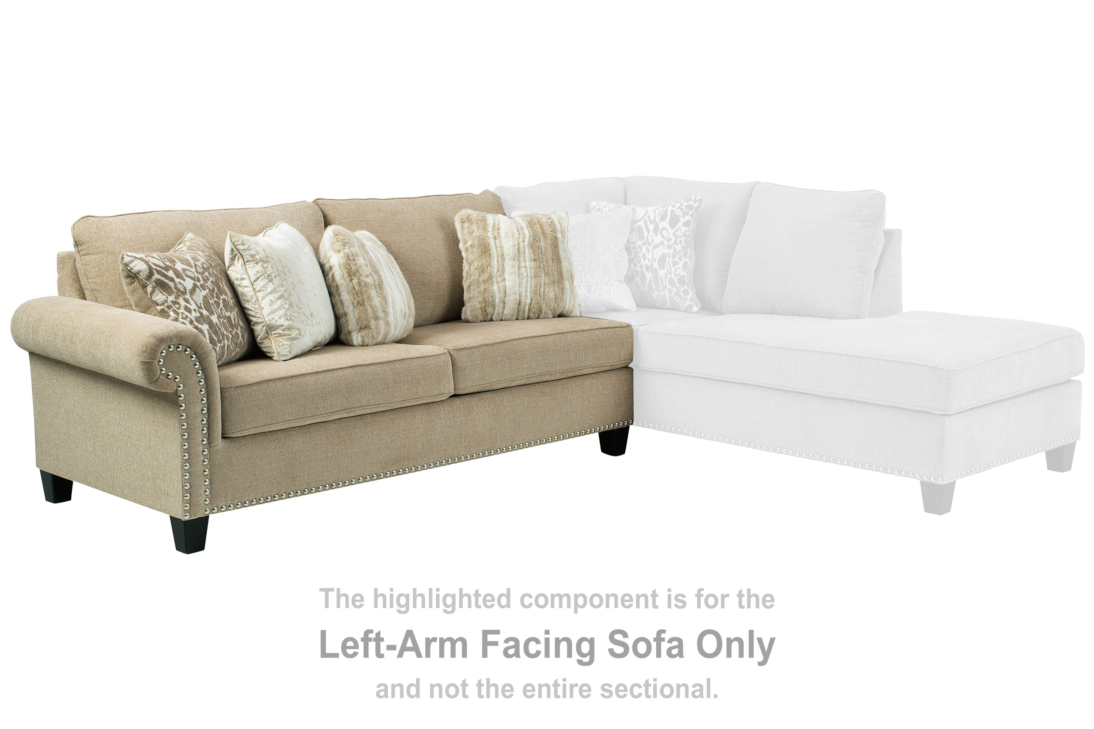 Dovemont - Putty - Left Arm Facing Sofa