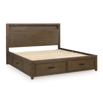 Ticanter - King/California King Bookcase Headboard - Brown
