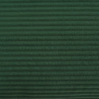 Green corduroy upholstery with fine horizontal ridges