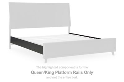Danziar - Black - Queen / King Platform Rails