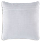 Jaycott Next-Gen Nuvella white square pillow, smooth textured fabric