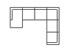 5 Pc. Left Arm Facing Corner Chaise Sectional