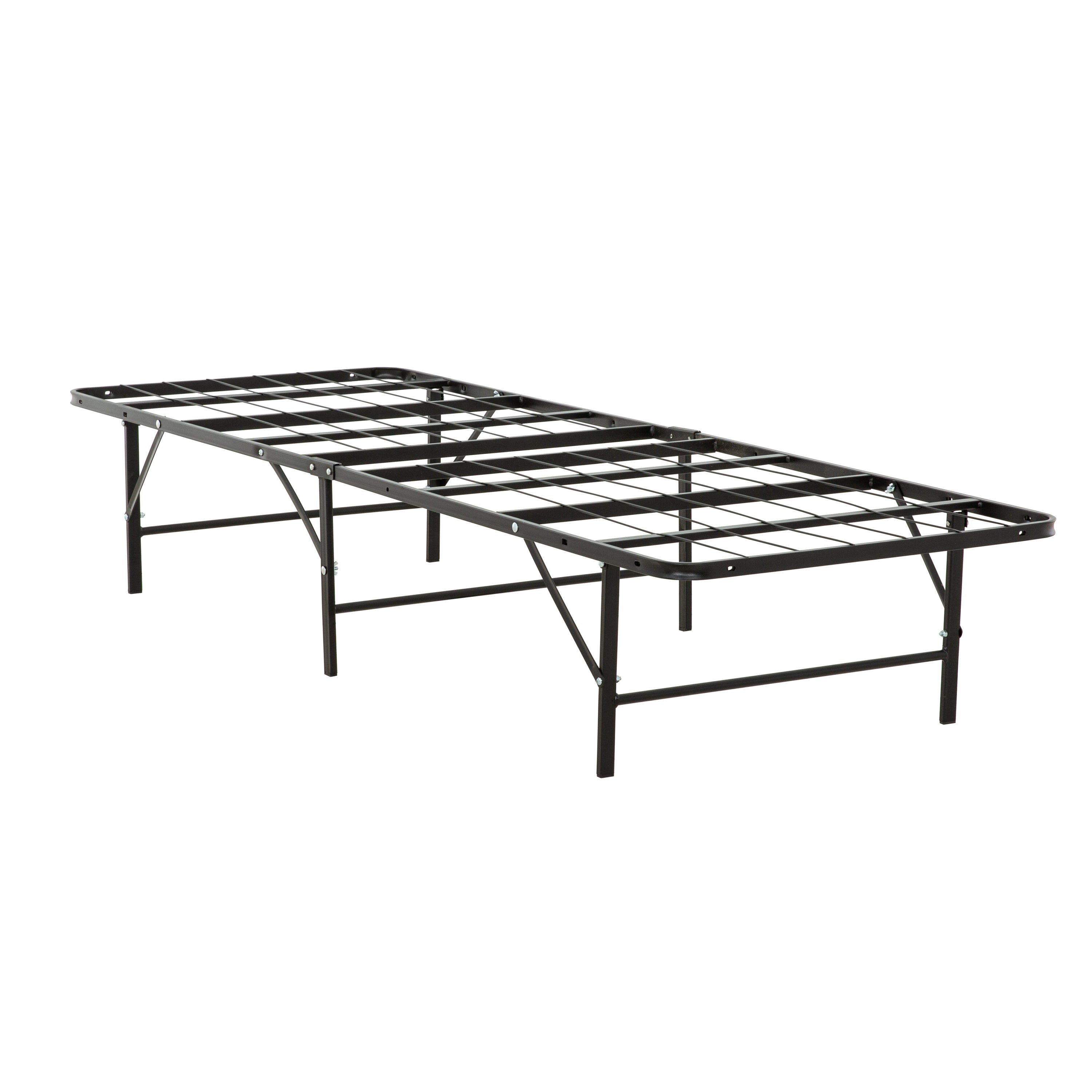 Twin XL Metal Platform Bed Frame – Strong Black Foundation