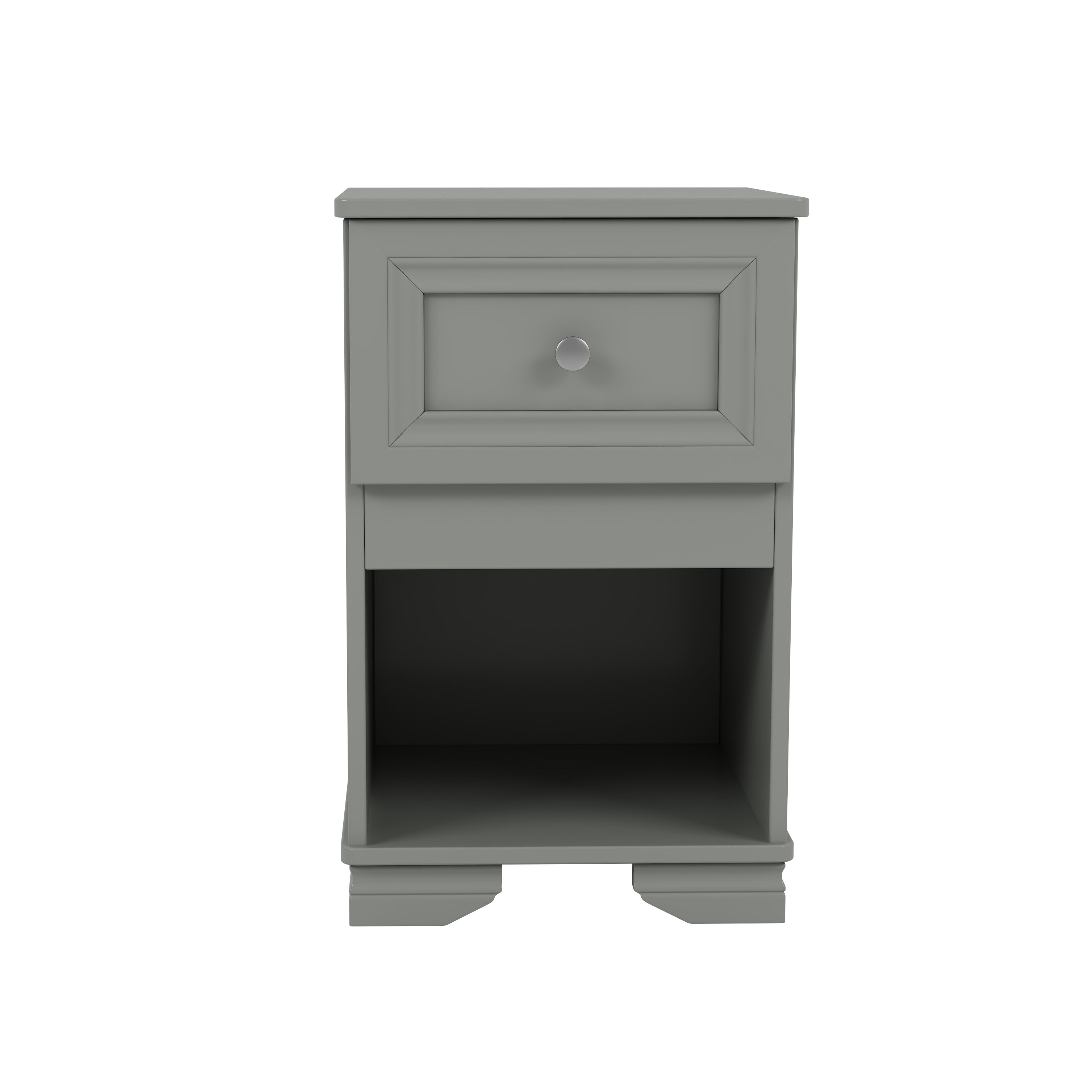 Retro Bedroom Set - Queen Bed, Nightstand, Dresser