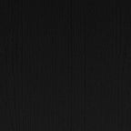 Black headboard panel with textured wood grain surface
