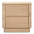 Round - Off Tall Nightstand - Light Brown