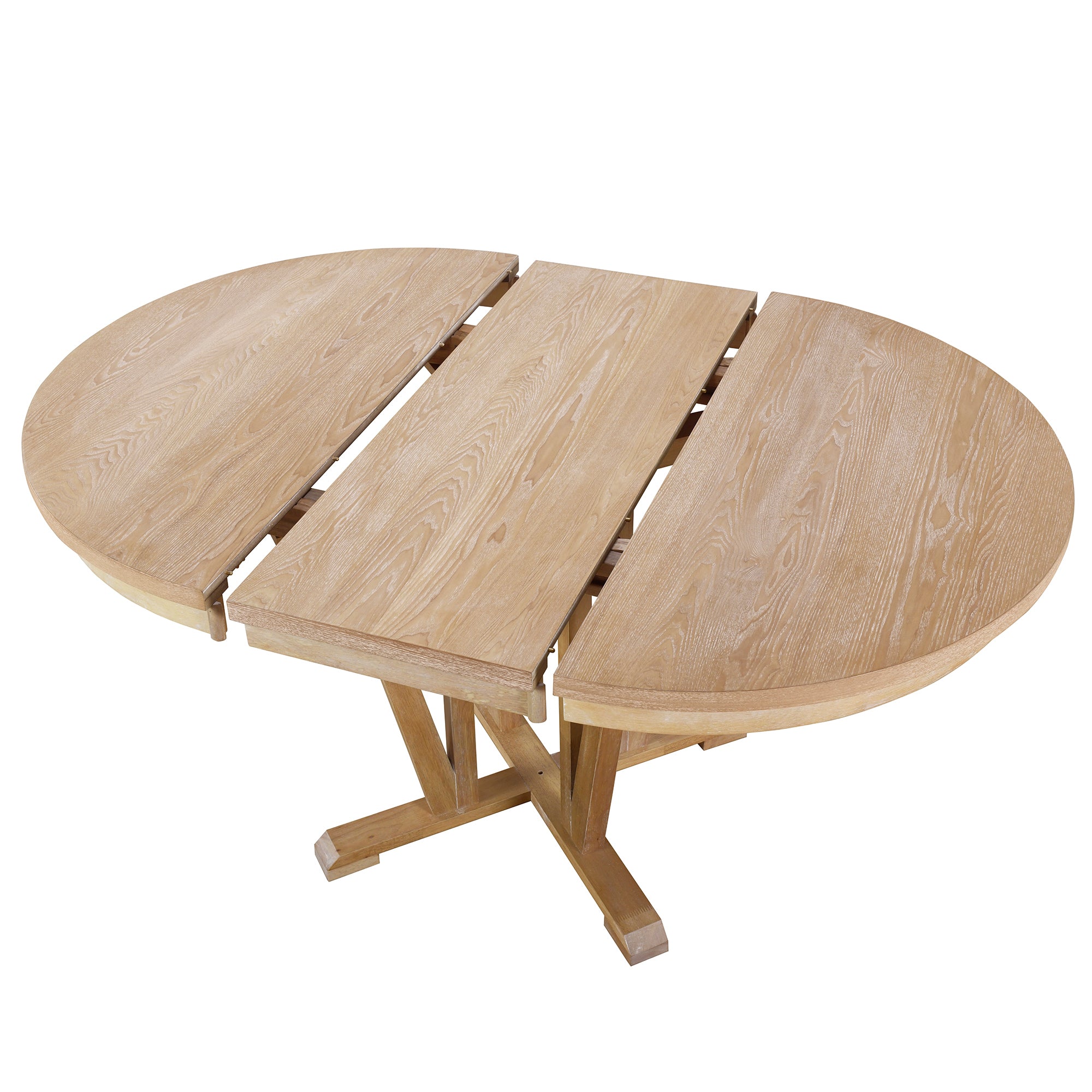 Rustic 5-Piece Round Dining Set