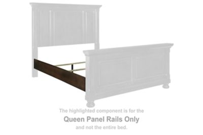Porter - Rustic Brown - Queen Panel Rails