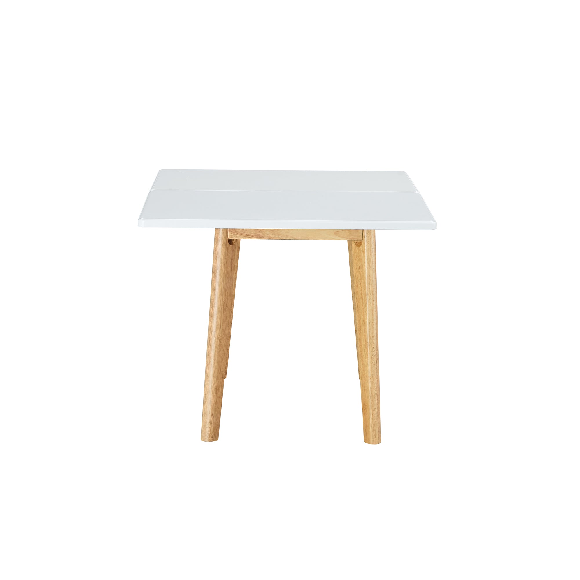 Foldable Sintered Stone Table - Rubber Wood Legs