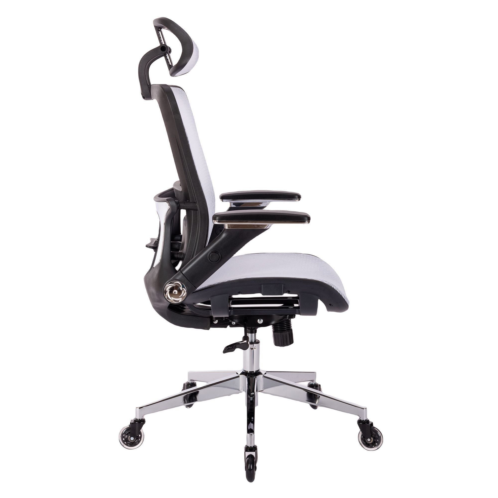 Ergonomic Mesh Office Chair w/ Headrest & Flip-Up Arms