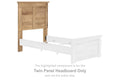 Makidern - Twin Panel Headboard - Tan