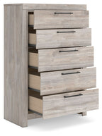 Broachmyn - Five Drawer Chest - Gray