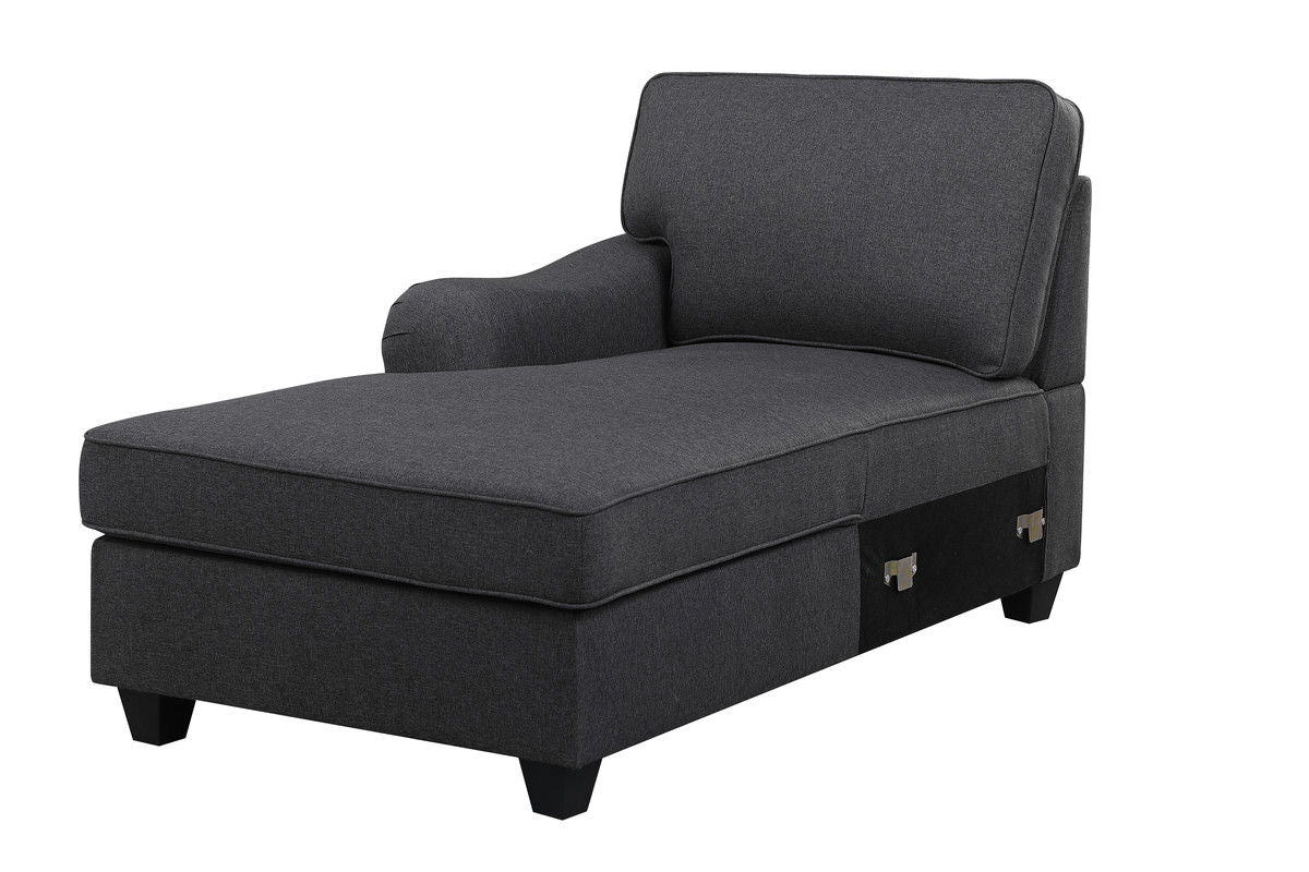 Leo - 3 Piece Sectional Sofa Chaise
