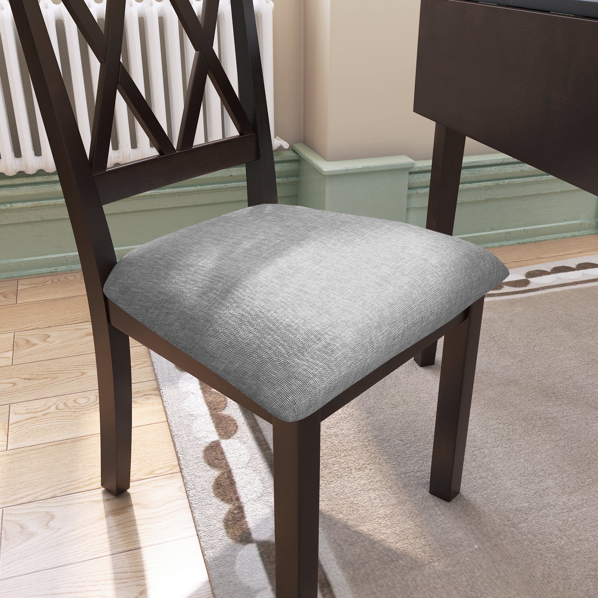 3 Piece Drop Leaf Kitchen Dining Set - Espresso