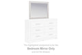 Cayboni - Bedroom Mirror - Whitewash