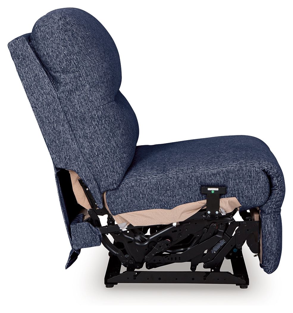 Acklen Place - Navy - Power Armless Recliner With Adj Headrest