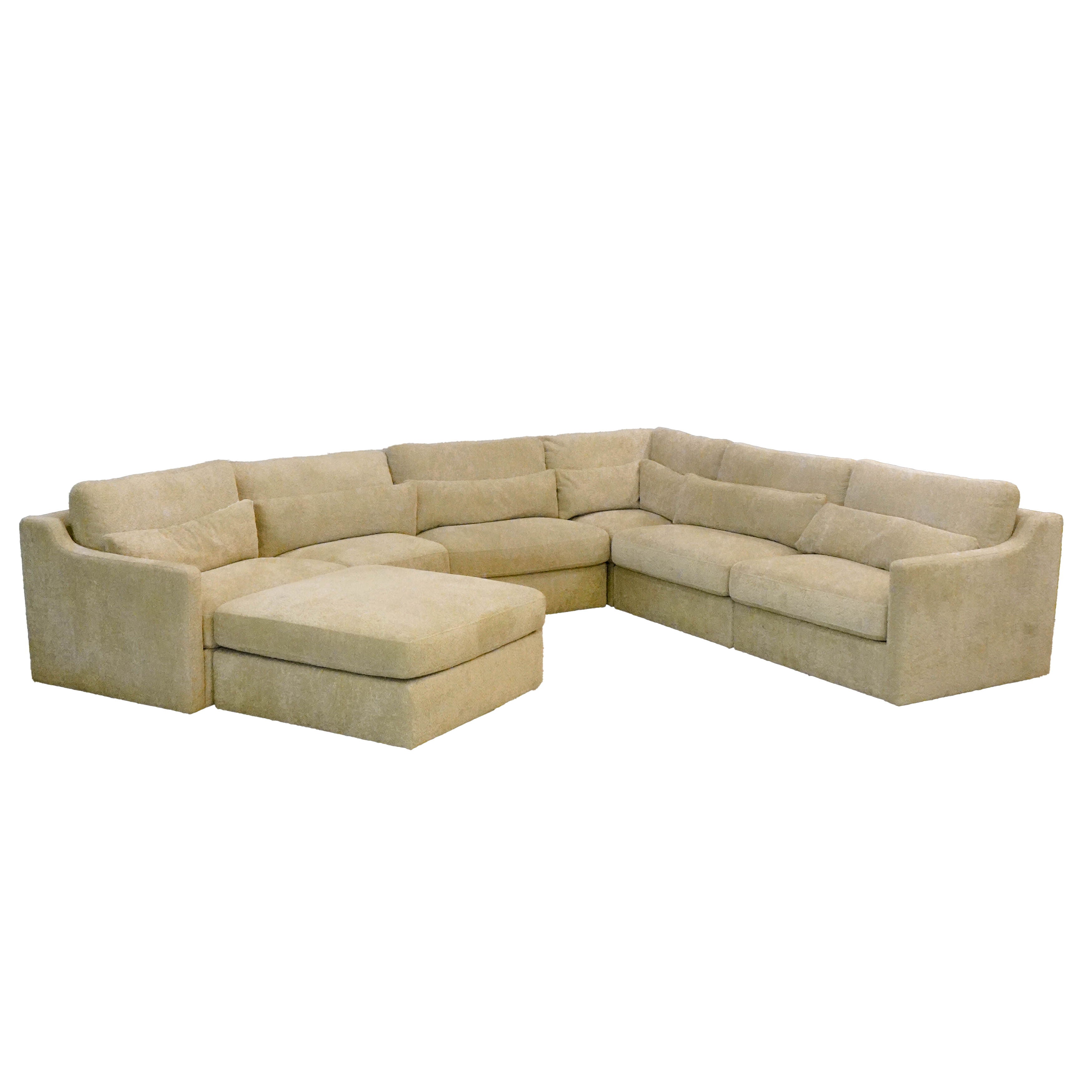 Hampshire Unbleached - Linen Modular Sectional
