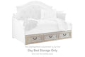 Realyn - Day Bed Drawer Storage - Chipped White