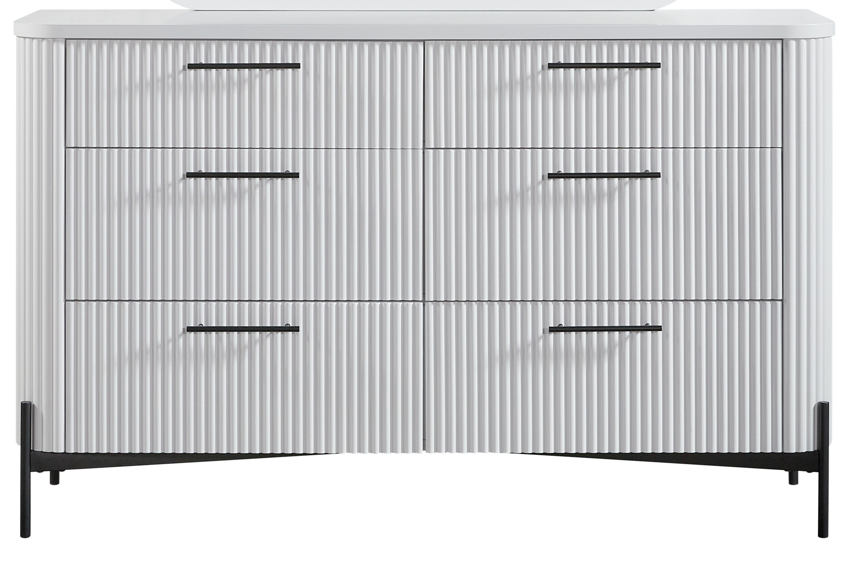 White 6-Drawer Dresser: Stylish Storage Solution