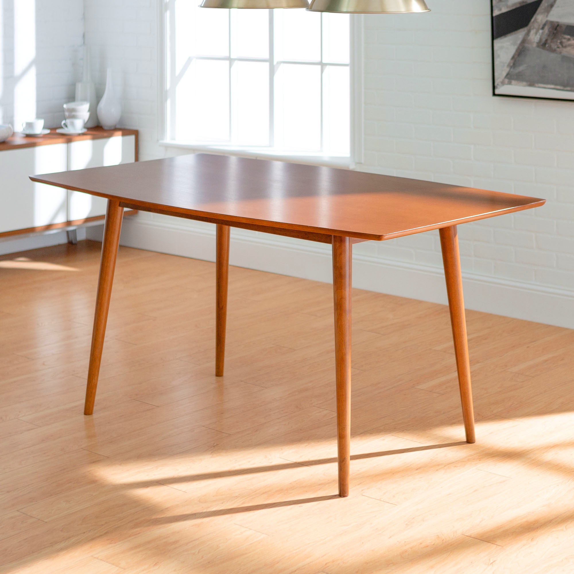 Mid-Century Modern Dining Table - Acorn