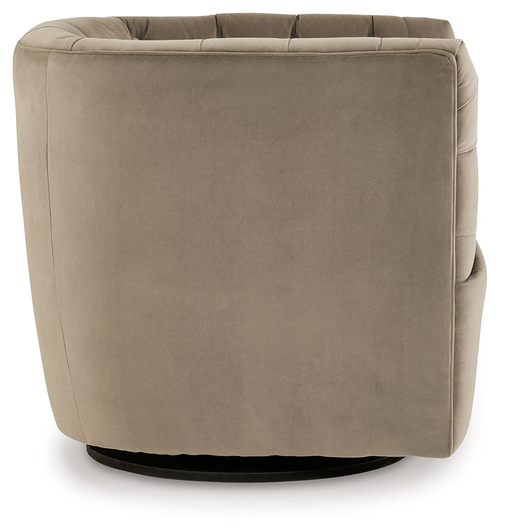 Hayesler - Cocoa  Swivel Accent Chair