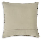 Rueford pillow back in light beige with plain stitched edges