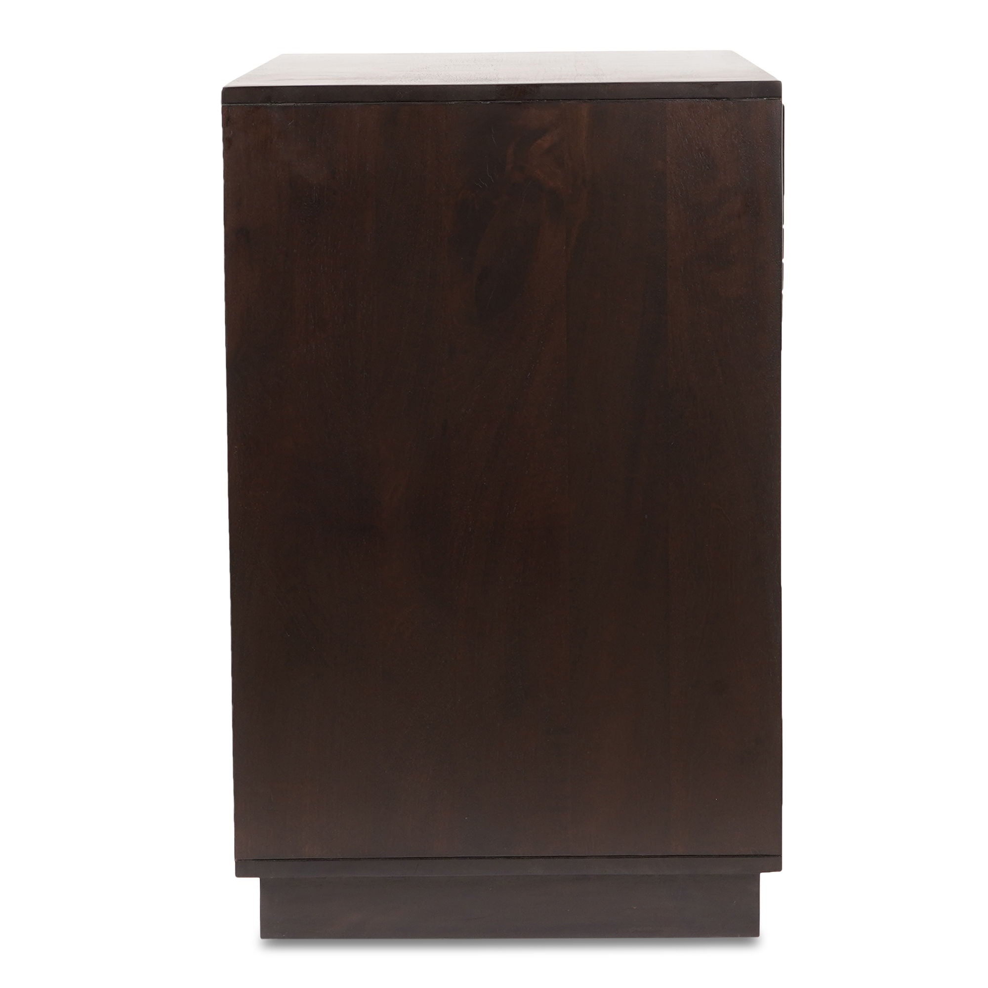 Denman - 3 Drawer Nightstand - Dark Brown