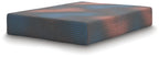 13-inch hybrid mattress in gray, quilted top with stitched edges