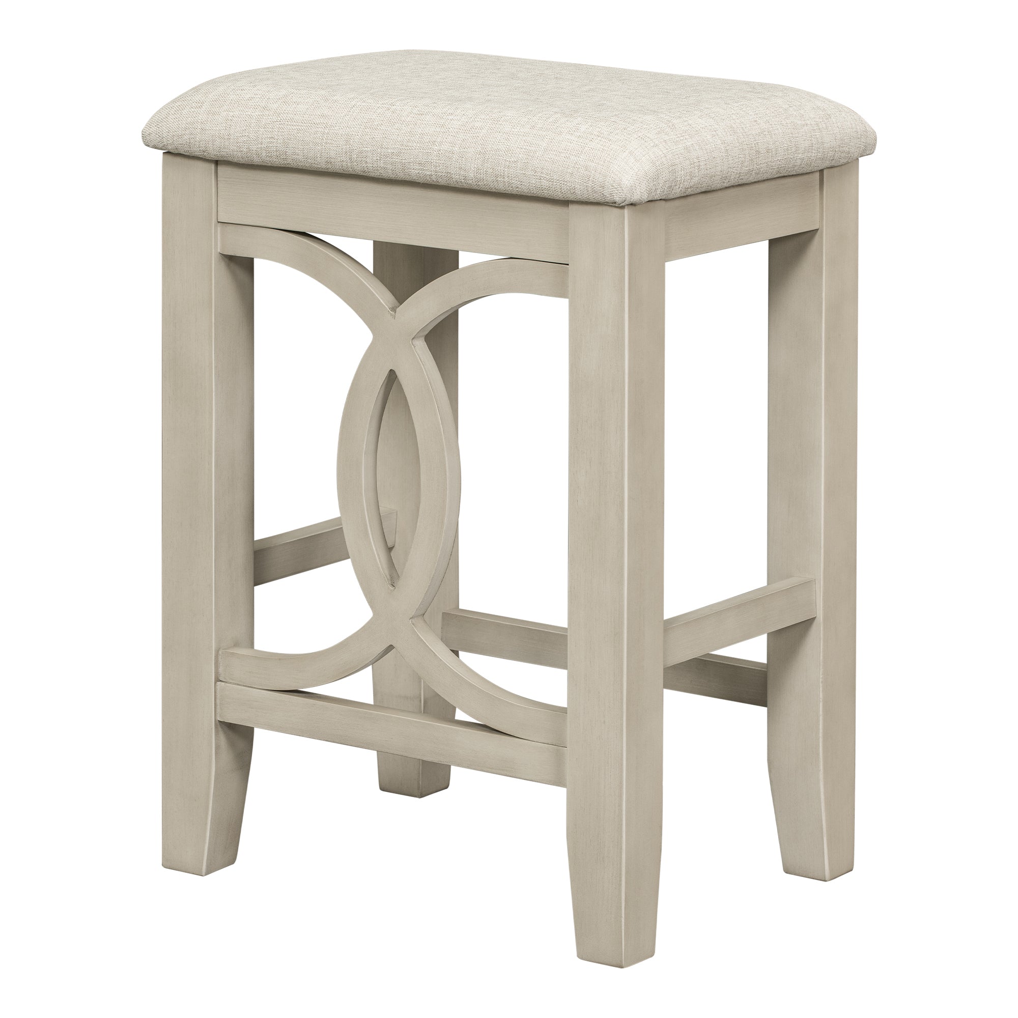 Farmhouse Counter Height Dining Set, 3-Piece