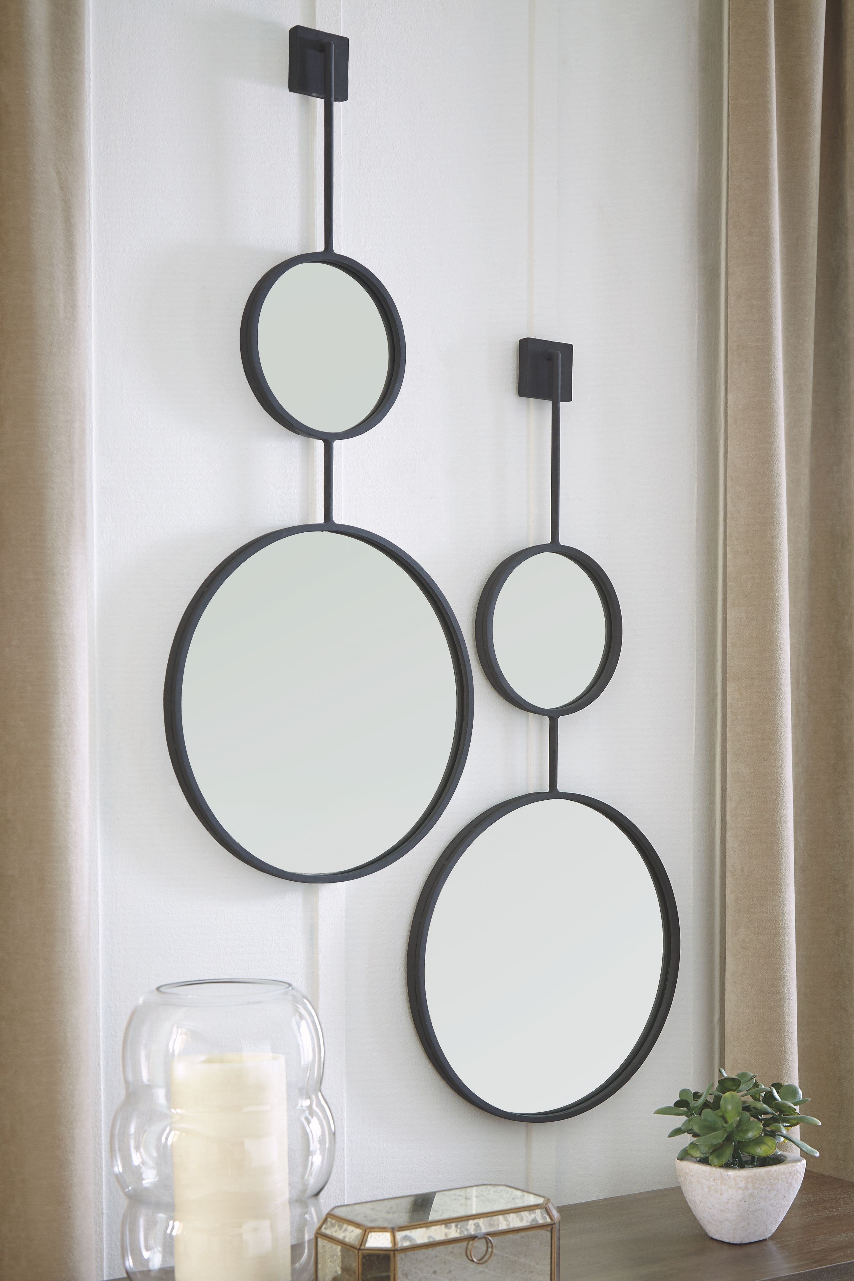 Brewer Black - Accent Mirror