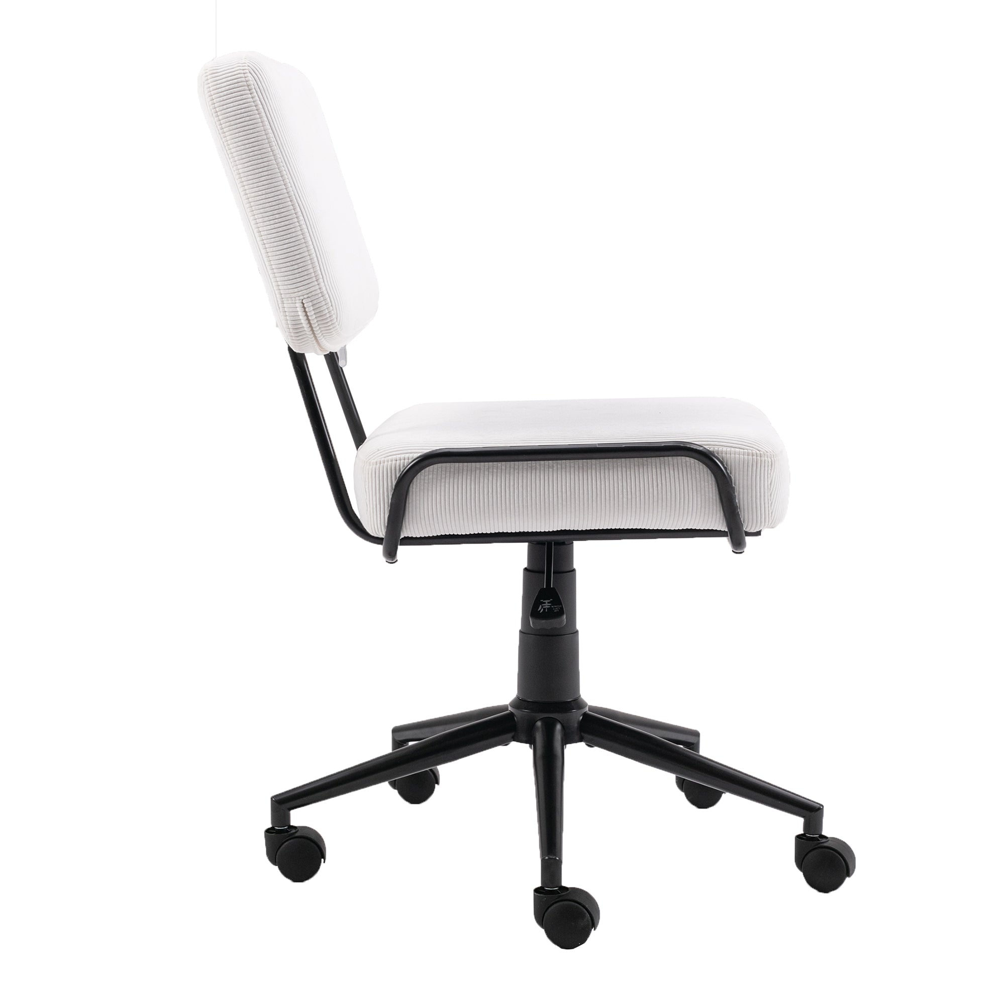 Corduroy Task Chair Home Office Chair Ergonomic Rolling Chair