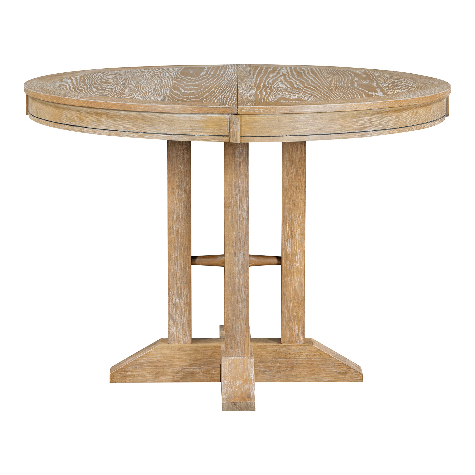 5-Piece Round Dining Set w/ 4 Chairs