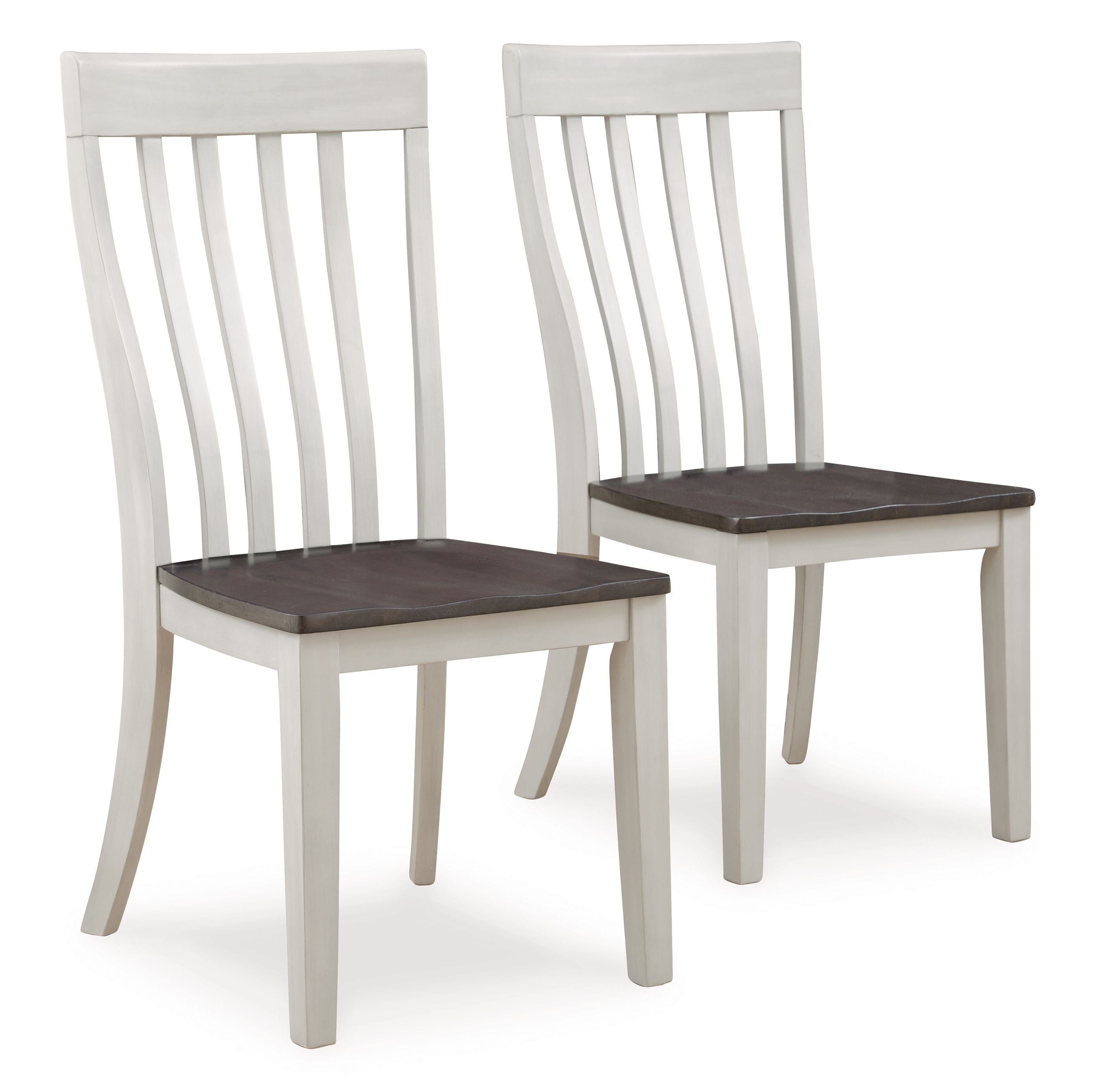 Darborn Gray & Brown Two-Tone Dining Side Chair (Set of 2) - Farmhouse Style