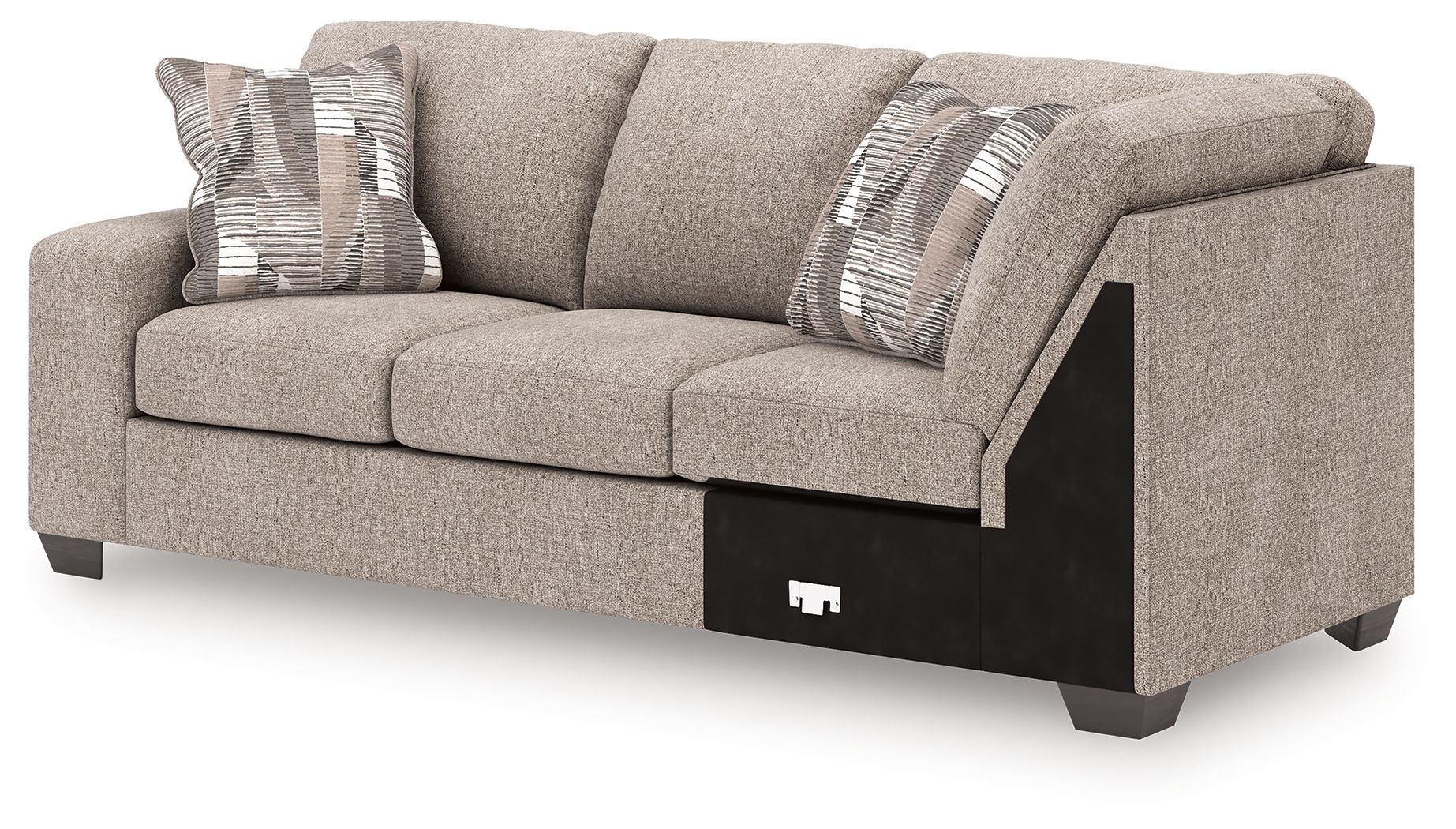 Seyler Lane - Beige - LAF Sofa With Corner Wedge